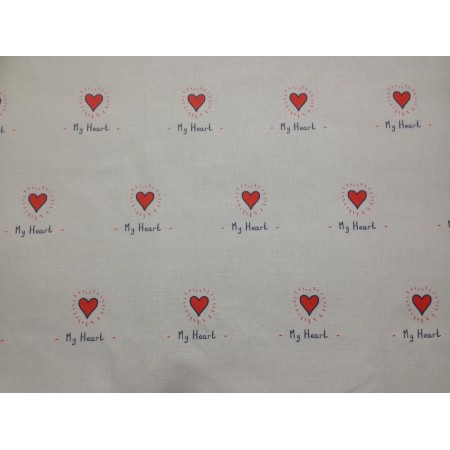 My hearts Fabric